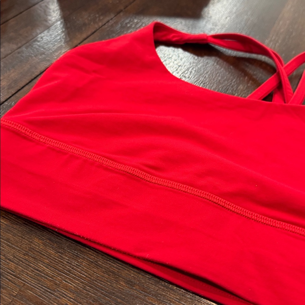 Lululemon Women's Red Sports Bra size 8 - Picture 8 of 10
